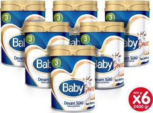 Baby Goat 3 Keçi Sütü Bazlı Devam Sütü 400 gr x 6 Adet - Image 1
