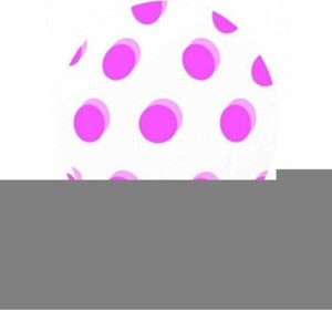 EveFix Pembe Puantiyeli Şeffaf Balon 5'Li Paket - Image 1