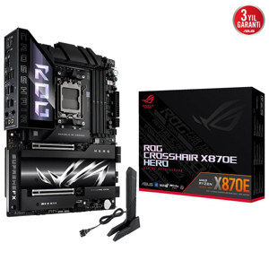 ASUS ROG CROSSHAIR X870E HERO, 4xDDR5, 5xM.2,
