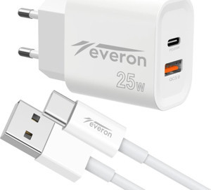 Everon 25w Usb Typec Kablolu Şarj Cihazı Evr-023-C - Image 1