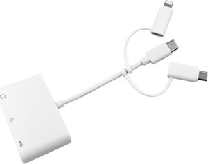 Type-C iPhone Micro Usb Çok Fonksiyonlu Usb Otg Kart Okuyucu - Image 1