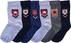 Hepsine Rakip 6'lı Erkek Çocuk Uzun Soket Çorap Pamuklu Renkli Ekonomik Sıkmayan - Image 1