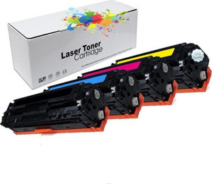 Hp 203a-cf540a-41a-42a-43a|hp Color Laserjet Pro M254nw-t6b59a-m254dw-t6b60a Cmyk Muadil Toner Seti - Image 1