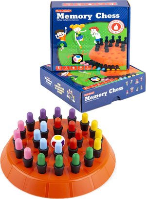 Think Master Memory Chess - Zeka Oyunu, Renklerle Hafıza Ve Zihin Geliştirme Satrancı - Image 1