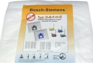 Bosch Aksesuarlar Bosch-Siemens Süpürge Torba Type D-E-F-H-G - Image 1