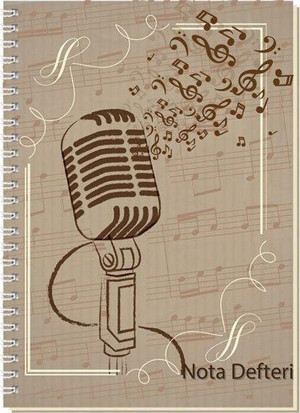 Keskin Color A4 80 Yaprak Sert Kapak Spralli Müzik Defteri 290360-99 - Image 1