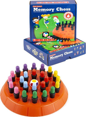 Think Master Memory Chess - Zeka Oyunu, Renklerle Hafıza Ve Zihin Geliştirme Satrancı Eğitici Oyuncak - Image 1