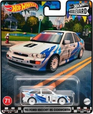 Hot Wheels Premium Boulevard '93 Ford Escort RS Cosworth HKF17 - Image 1