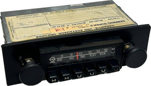 Opel Manta Ascano Sebring Super 3 Vintage Oto Radyo Teyp - Image 1