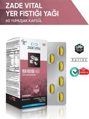 Zade Vital Yer Fıstığı Yağı Blister 60 Kapsül - Image 1