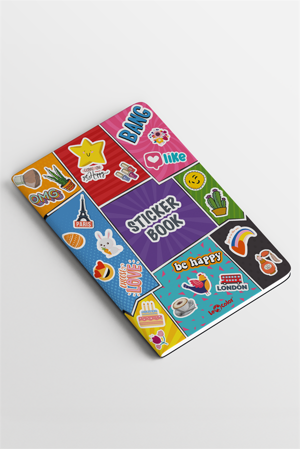 LeColor Sticker Book 756 Adet Renkli Etiket Bang - Image 1