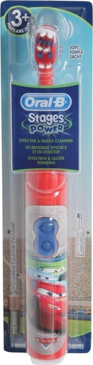 Oral-B Stages Pilli Diş Fırçası 3+ Ay - Cars - Image 1