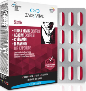 Zade Vital Fixmix Sistifix Blister 20 Kapsül - Image 1