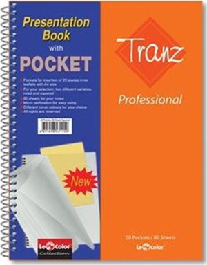 LeColor A4 Defter Kareli Dosyalı 160 Syf Turuncu - Image 1
