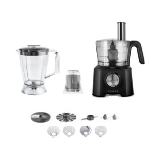 Karaca Mastermaid Power Multifunctional 10 in 1 Mutfak Robotu 2000W Black - Image 1