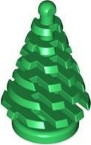 Lego 2435 Bitki, Çam Ağacı Küçük 2x2x4 (Yeşil) (5 Adet) - Image 1