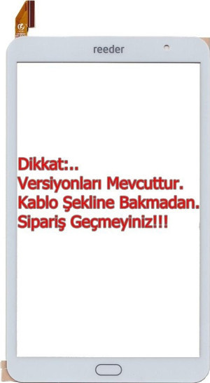 Reeder M8 Go Dokunmatik Panel - Beyaz L20180504 (1.Versiyon) - Image 1