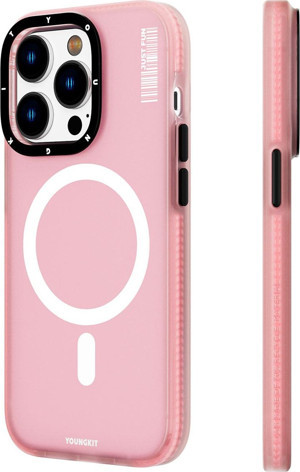 YoungKit iPhone 13 Pro Max Uyumlu Kılıf Magsafe Şarj Özellikli Colored Sand Serisi Kapak - Image 1