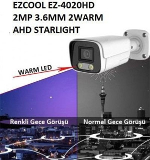 EZCOOL EZ-4020HD 2 MP 3.6MM FULLCOLOR BULLET KAMERA - Image 1