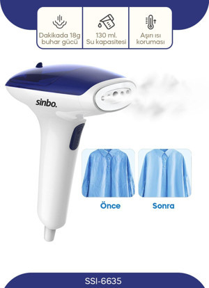 Sinbo SSI-6635 Buharlı Kırışık Giderici Paslanmaz Çelik - Image 1