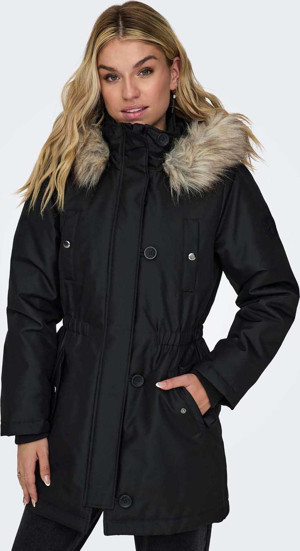 Only Kadın Onlırıs Kapüşonlu Parka 15304625 Siyah - Image 1