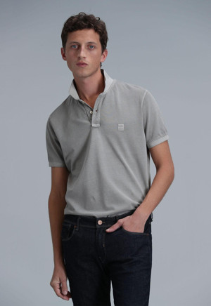 Lufian Erkek Vernon Smart Polo T-Shirt 111040163 Bej - Image 1