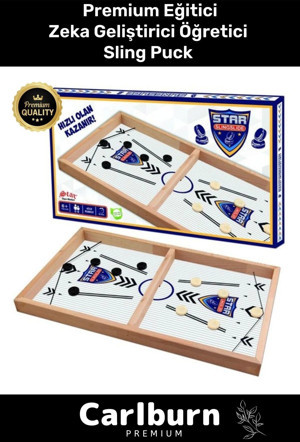 Premium Eğitici Zeka Geliştirici Öğretici Eğlence Aile Etkinlik Yılbaşı Özel Gün Sling Puck - Image 1