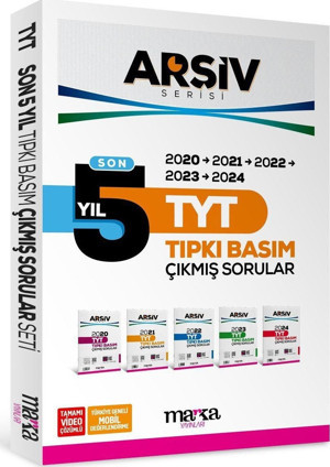 Marka Yayınları TYT Son 5 Yıl ARŞİV Serisi Tıpkı Basım Fasikül Fasikül Çıkmış Sorular - Marka Yayınları - Image 1
