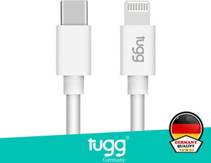 Tugg Germany Şarj Kablosu ve Veri Aktarımı Ultra Hızlı 60W 1 Mt Type-C + Lightning iphone 104621 - Image 1