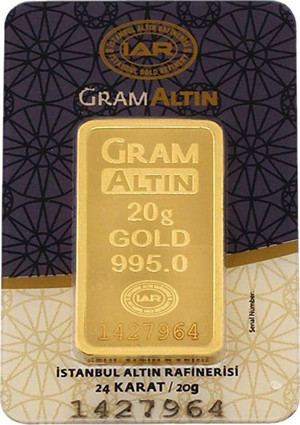 20 Gram Külçe Altın 24 Ayar - Image 1