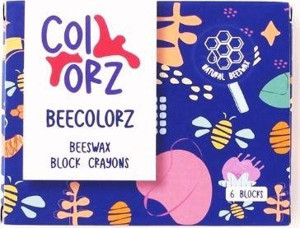 Colorz 6'lı Blok Balmumu Pastel Boya Seti - Image 1