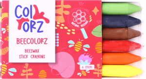 Colorz 6'lı Kalem Balmumu Pastel Boya Seti - Image 1