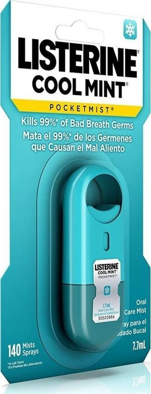 Listerine Pocketmist Cool Mint 7.7 ml Sprey - Image 1