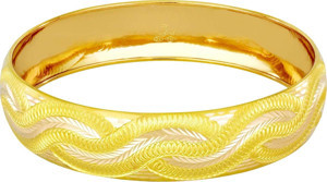 T51 Tuğrul Altın 15 gr(gram) 15 mm 22 Ayar İşçiliksiz Şarnelli Bilezik