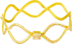 T51 Tuğrul Altın 26 gr(gram) 22 Ayar İşçiliksiz Tarsus Burması Bilezik