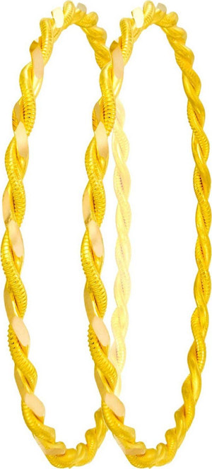 T51 Tuğrul Altın 20 (2*10)gr(gram) 22 Ayar İşçiliksiz Paftalı Burma Bilezik