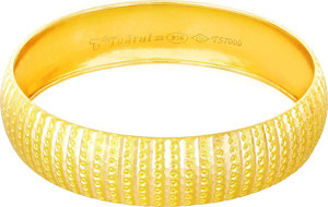 T51 Tuğrul Altın 15 gr(gram) 15 mm 22 Ayar İşçiliksiz Bilezik