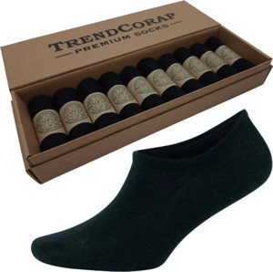 Premium Bambu Kadın Sneaker Görünmez Bilekte Spor Patik Çorap 10 lu Özel Kutusunda - Image 1