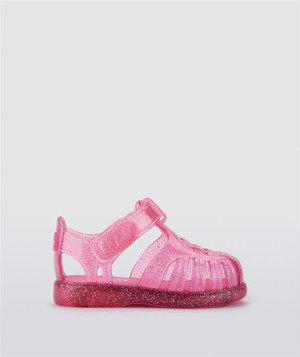 S10308 Tobby Gloss Glitter Igor Marka Kız Çocuk Sandalet Simli Fuşya - Image 1