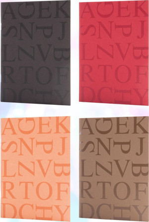 LeColor 4'lü Defter Seti A4 Karton Kapak Çizgili 96 Sayfa - Image 1