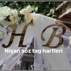 Gülüş Lazer Kesim 25 Cm Tag Harfleri Pleksi Harf Büyük Harf 2 Adet Fiyatıdır - Image 1