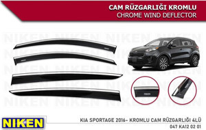 Kia Sportage Kromlu Cam Rüzgarlığı Niken 2016+ - Image 1