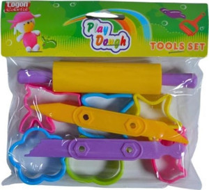 Logon Colorful Oyun Hamuru Kalıpları ve Merdane - Image 1