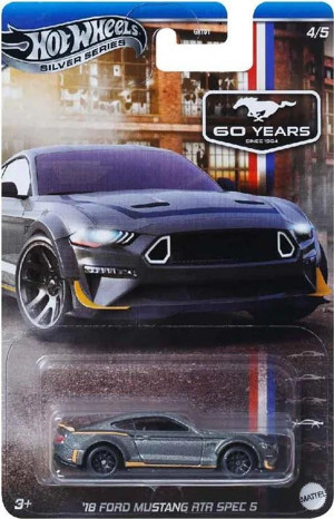 Hot Wheels 60. YIL MUSTANG SERİSİ ARABALAR 18 FORD MUSTANG RTR SPEC 5 GRT01 - JBY53 - Image 1