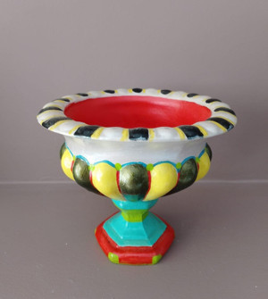 Şekerlik - (Dekoratif - Vintage - Retro - Çok Renkli) - Image 1