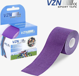Vzn Tape Kinesiology Sport Tape Mor Renk Kinezyo Sporcu Bandı Ağrı Bandı 5 Metre X 5 Cm - Image 1