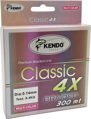 Kendo Classic 4x 300mt Multicolor Örgü İp 0,16 mm - Image 1