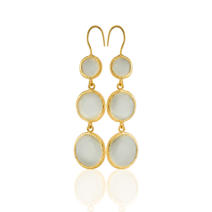 Kadir Jewellery 22 Ayar Altın Kaplama Vintage Küpe -El İşçiliği Ve Hipoalerjenik Küpe - Image 1