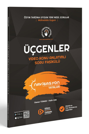 Navigasyon Yayınları Tyt-Ayt Üçgenler Video Konu Anlatımlı Soru Fasikülü (Yazarlarından Video Çözümlü) - Navigasyon Yayınları - Image 1