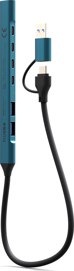 Truebo EasyConnect 7in2 Type-C / USB 3.0 Hub  - Image 1